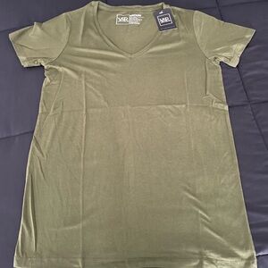Young & Reckless Olive V-Neck Tee